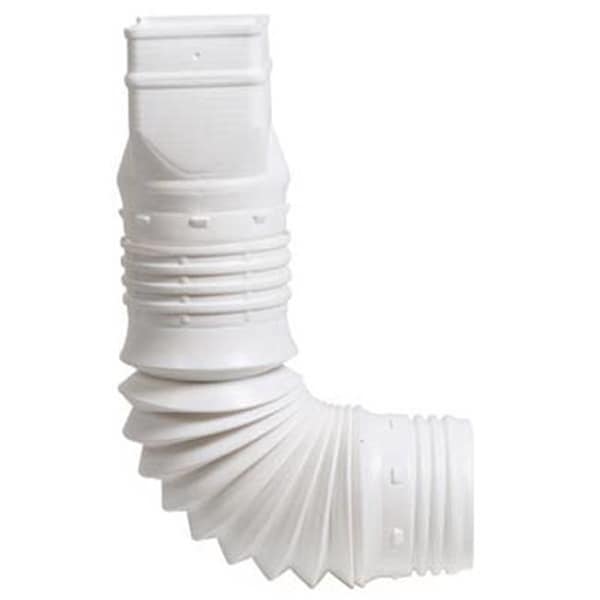 Amerimax Home Products Amerimax Home Products ADP53129 3 x 4 in. White Down Spout Adaptor 176940 - main
